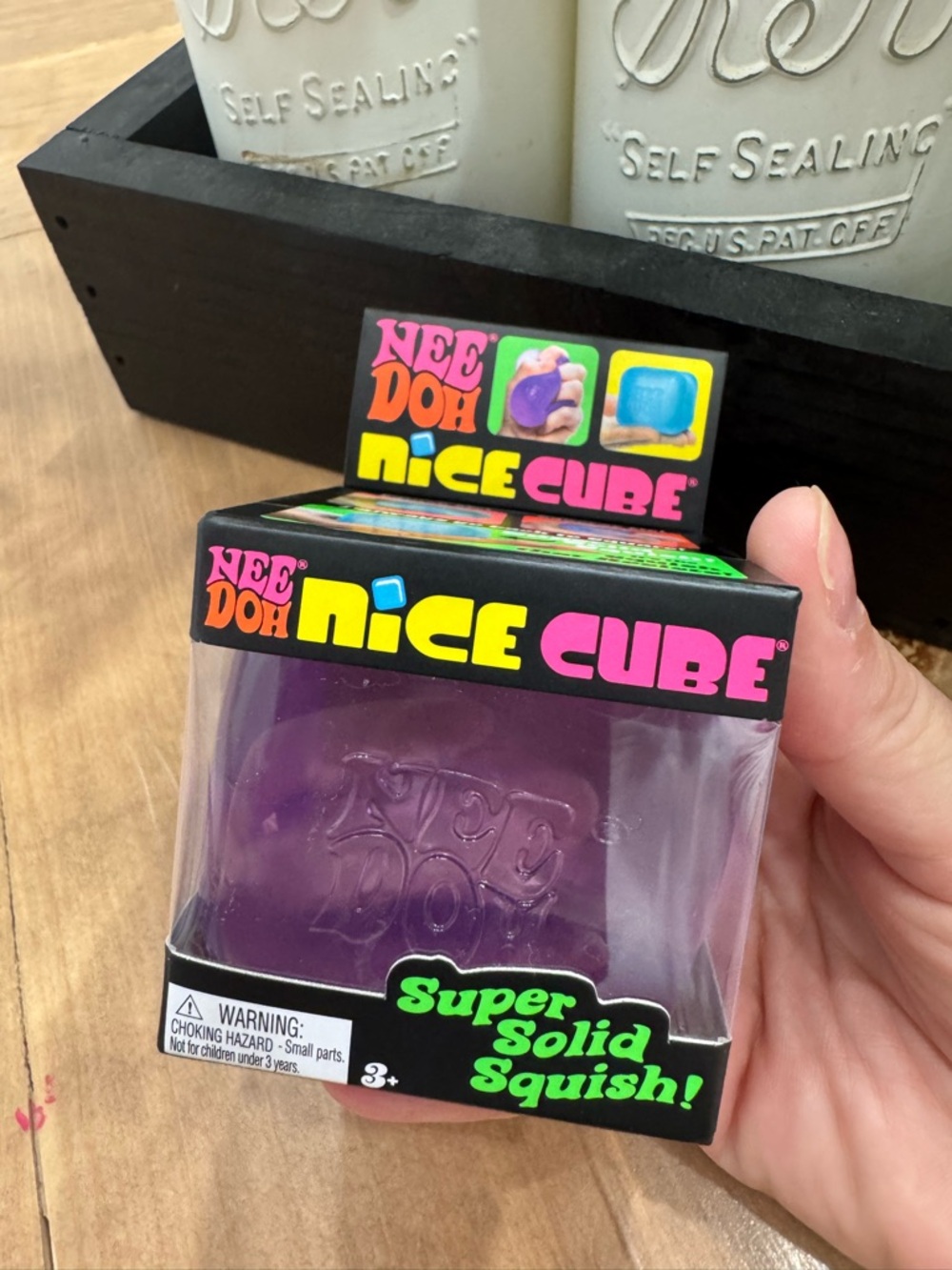Nice Cube Purple Super-Solid Squishy Toy